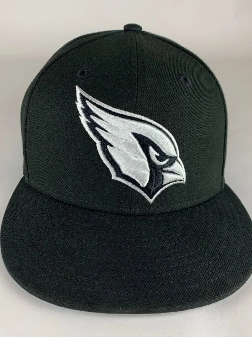 Arizona Cardinals NFL Black New Era 59Fifty Fitted Hat Mens 7 3/4